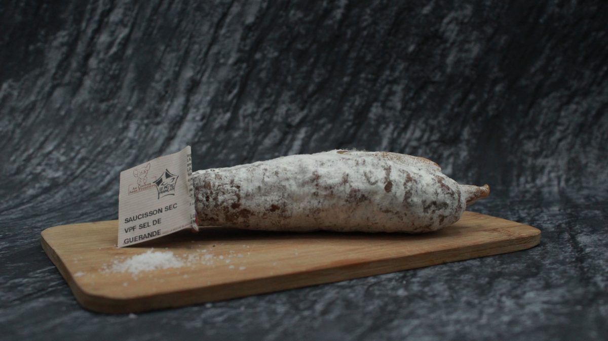 Saucisson pur porc - Nature au sel de Guérande