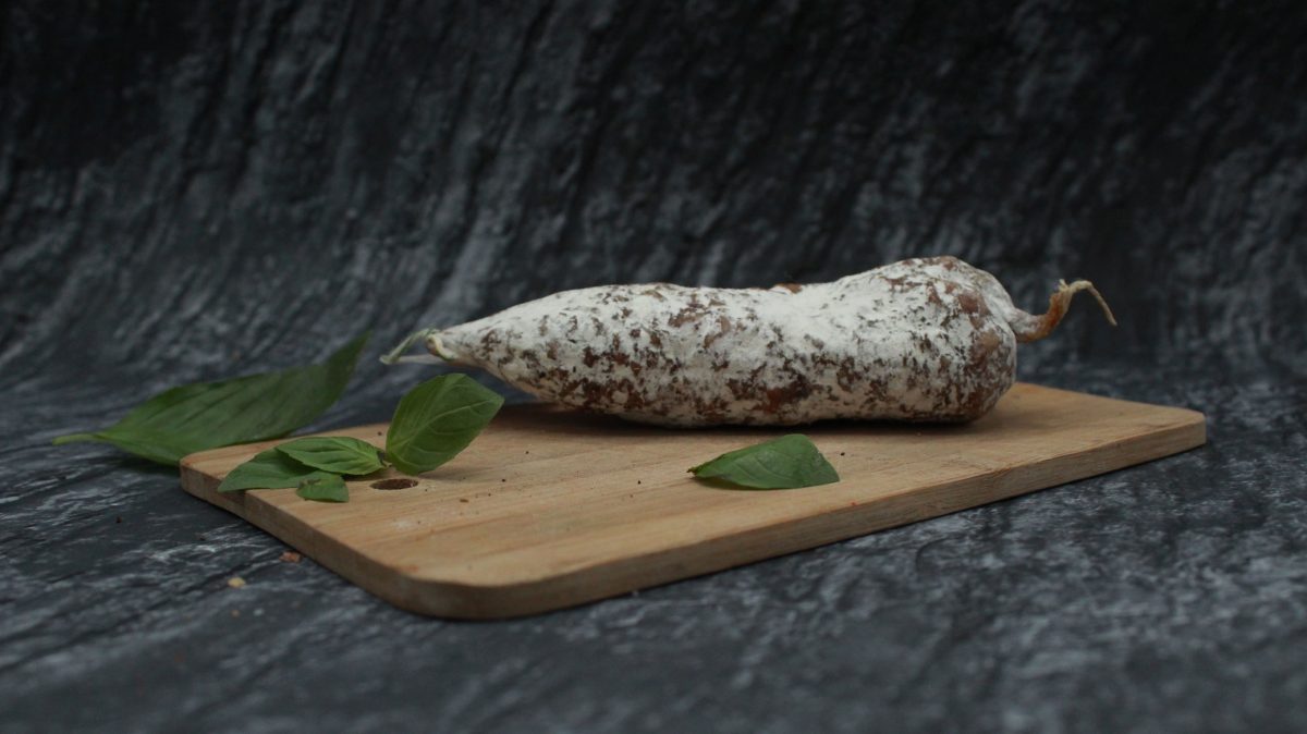 Saucisson pur porc - Basilic - 200gr