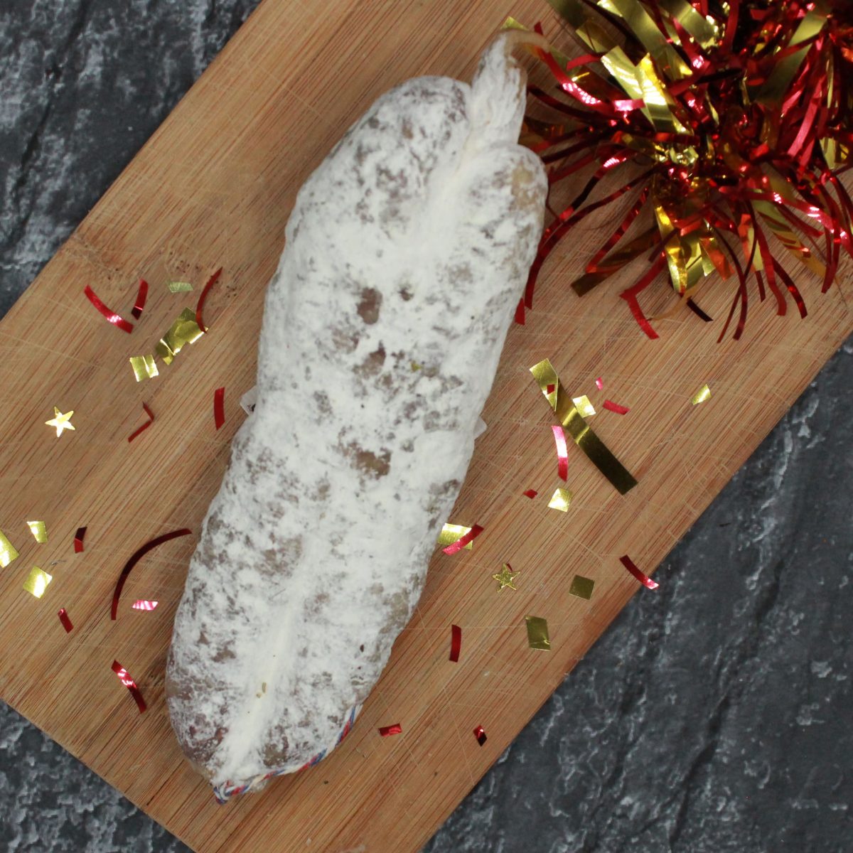 Saucisson magret fumé - 180gr - vue du haut