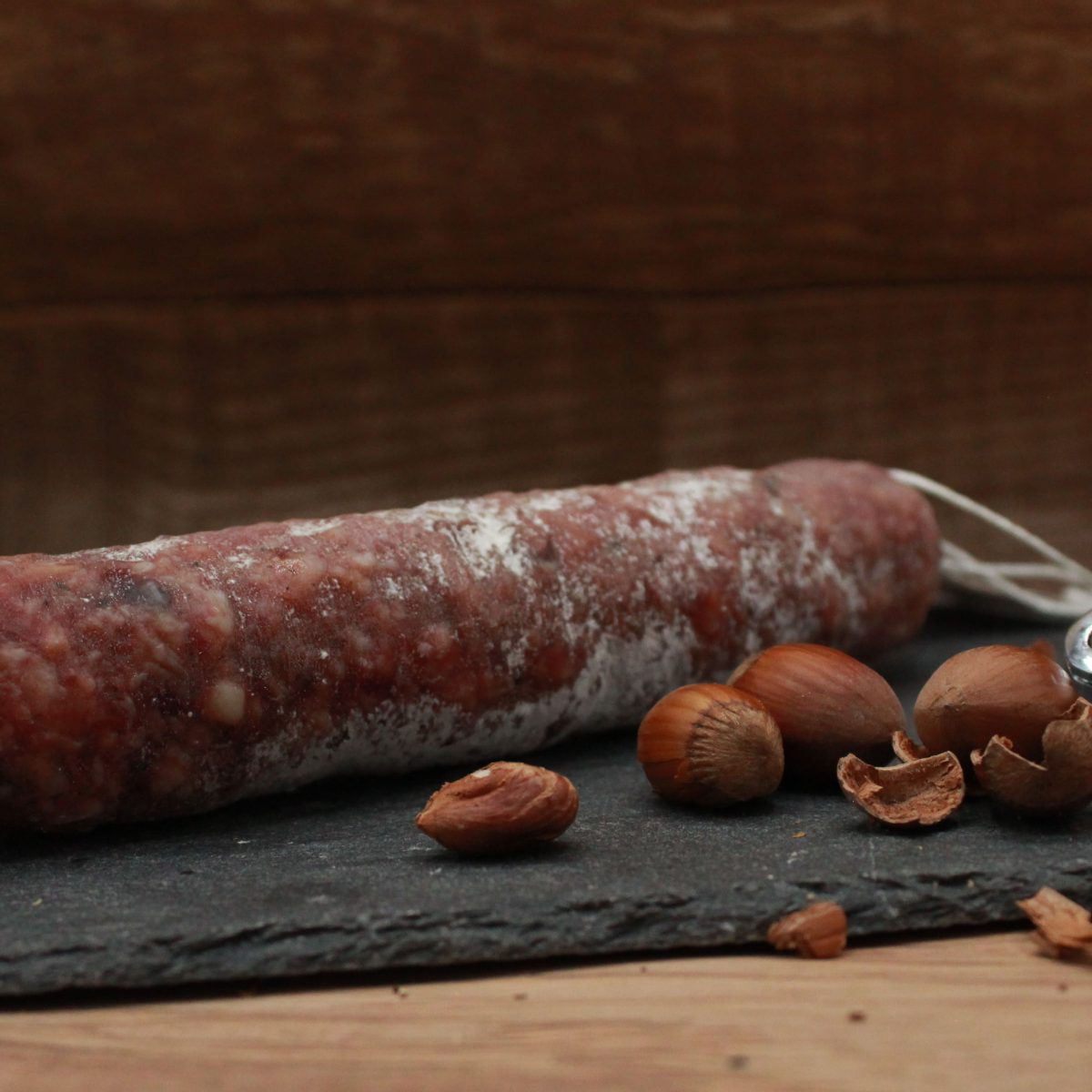 Saucisson pur porc - aux Noisettes - 150gr