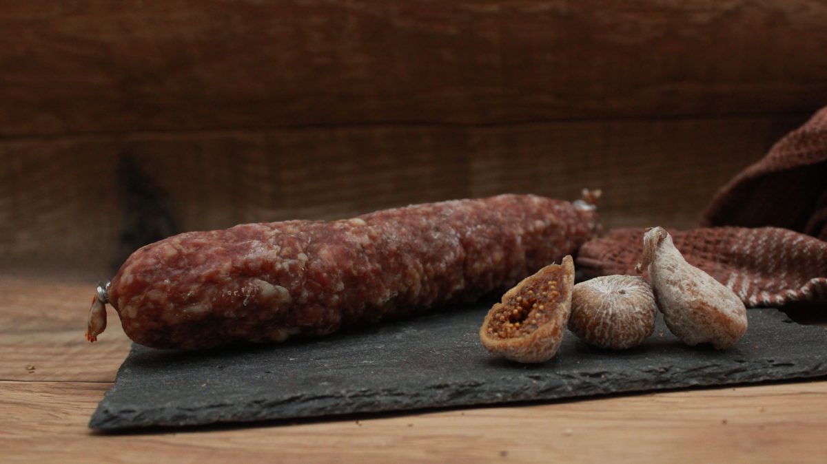 Saucisson pur porc - aux Figues - 150gr