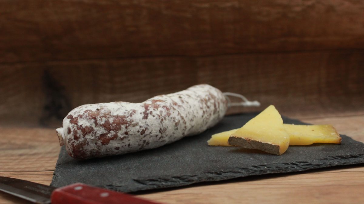 Saucisson pur porc - au Comté - 150gr