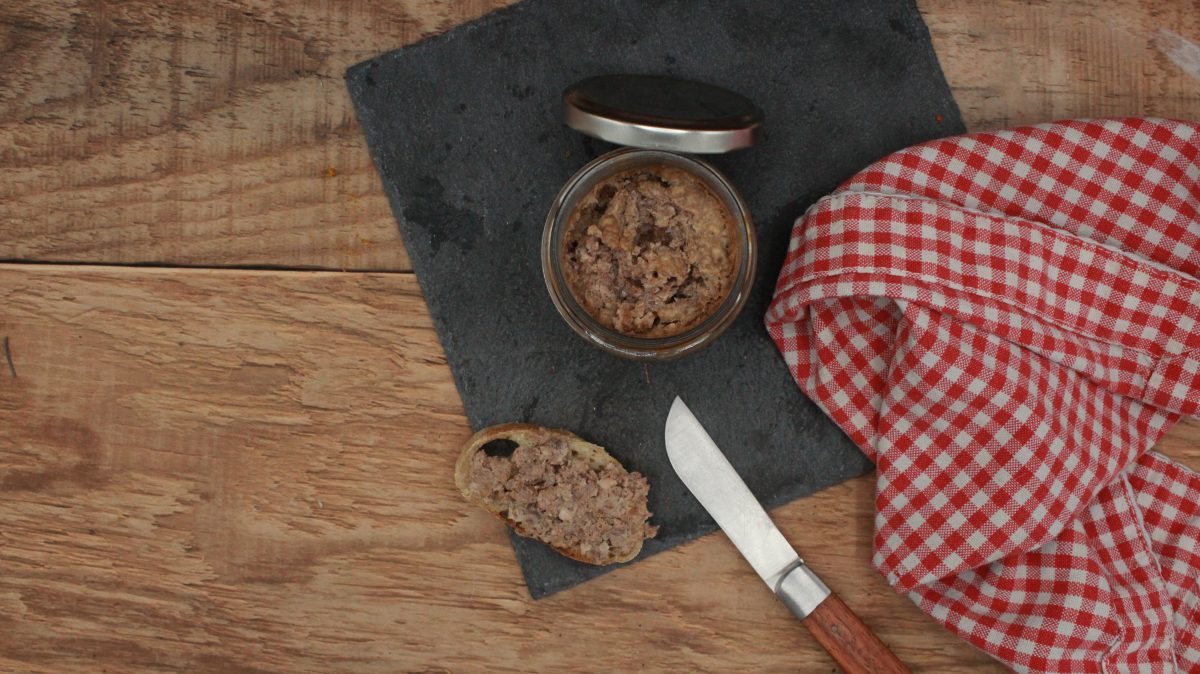 Paté de campagne au porc fermier de Vendée - vue du haut