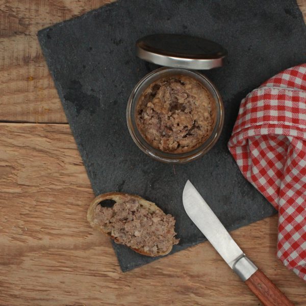 Paté de campagne au porc fermier de Vendée - vue du haut