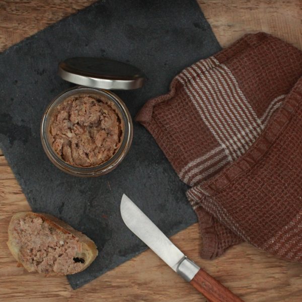 Pâté de lapin au porto - vue du haut