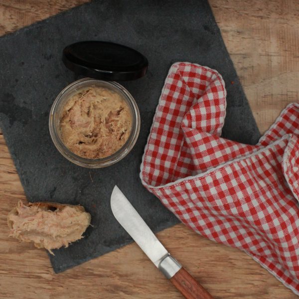 Rillettes pur porc - vue du haut