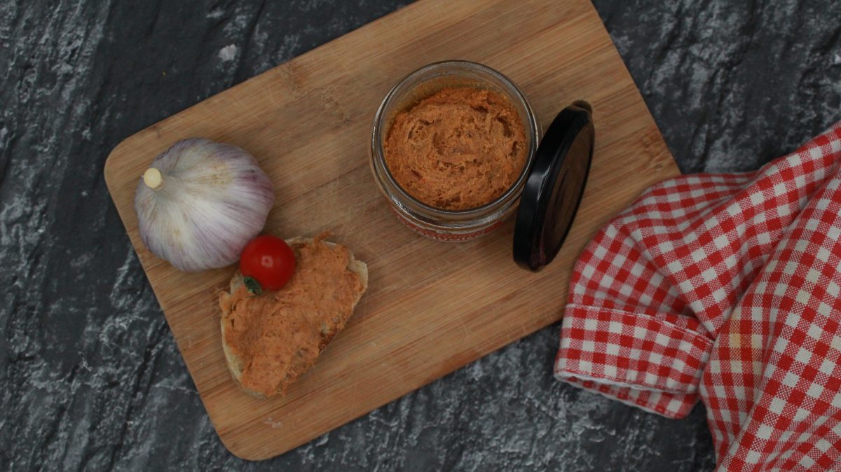 Tartinable à la basquaise porc fermier - vue du haut