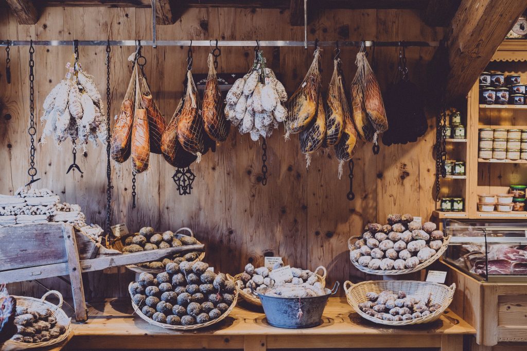 Boutique de saucissons Saucissons pendus - Au Cochon Sans Frontière